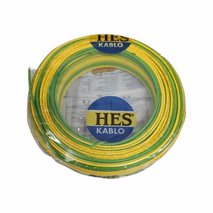 Hes Nya Kablo 2,5 Mm Sarıyeşil (H07z1-U) Halojen Free