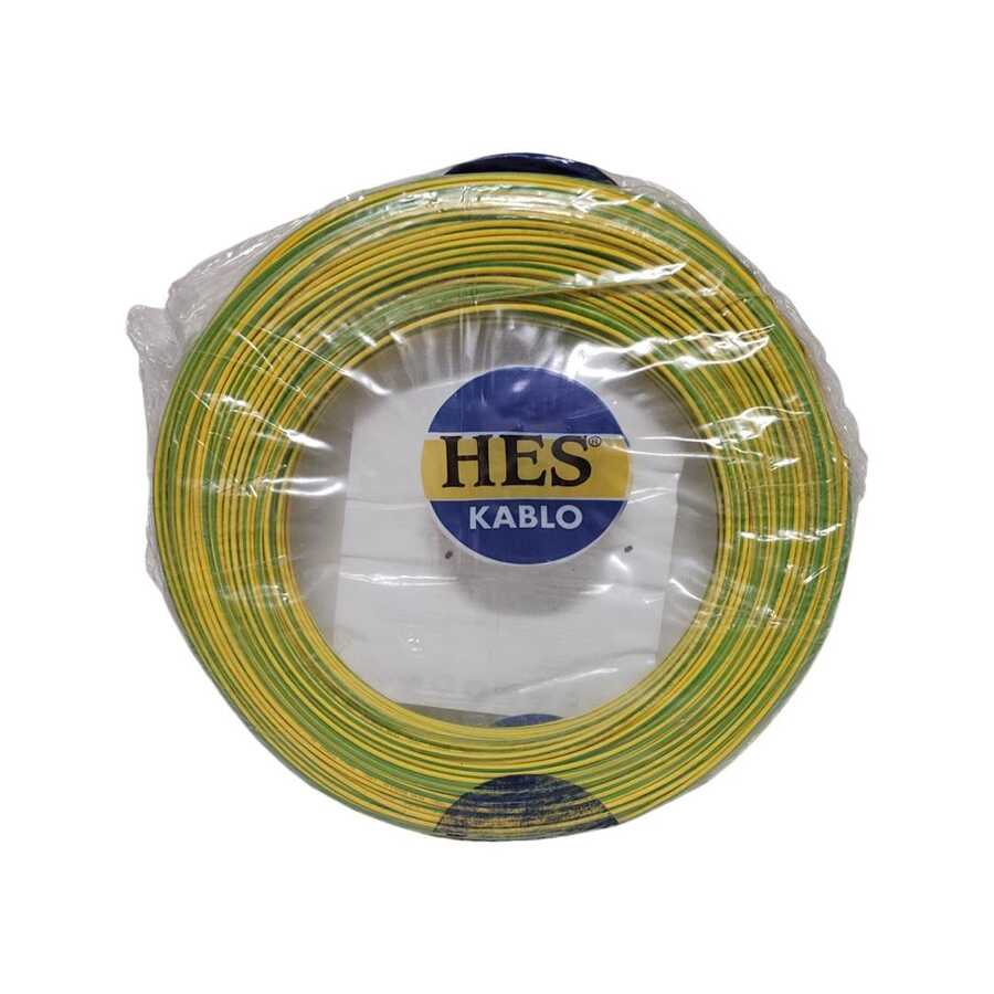 Hes Nyaf Kablo 0,75 mm² Sarıyeşil ( H05v-K )