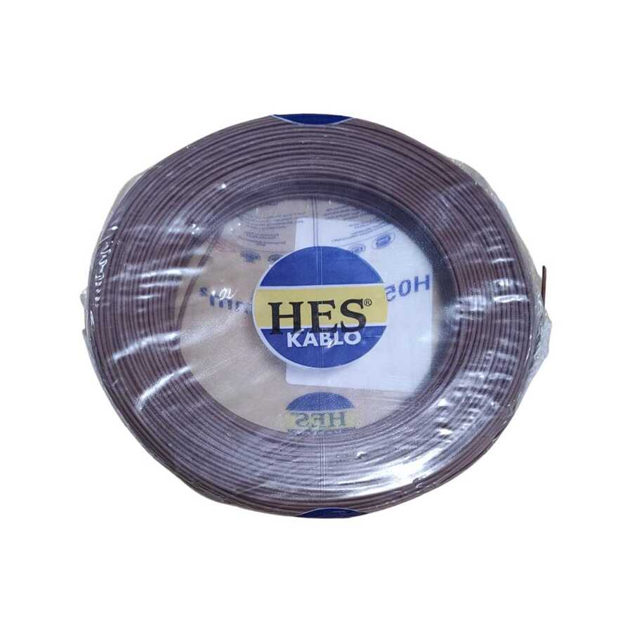 Hes Nyaf Kablo 1 mm² Kahverengi ( H05v-K )