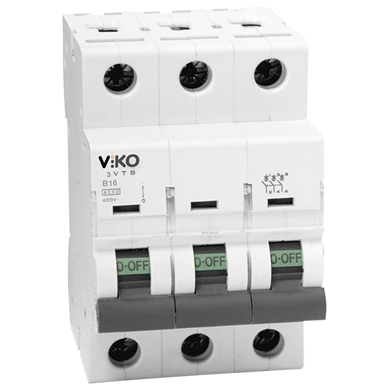 Viko - 3VTB-3B50 3x50A 3kA B Tipi Otomatik Sigorta