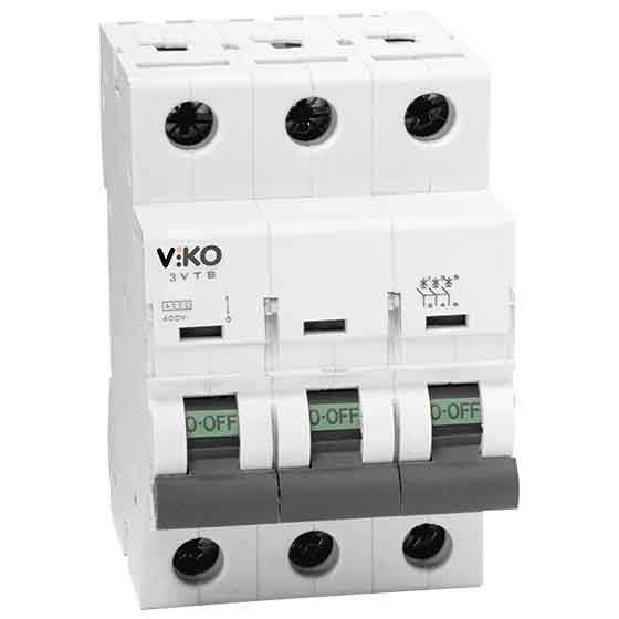 Viko - 3VTB-3C50 3x50 3kA C Tipi Otomatik Sigorta