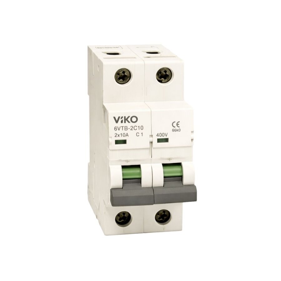 VIKO 6VTB-2C10 Otomatik Sigorta 2x10A C Tipi 6kA