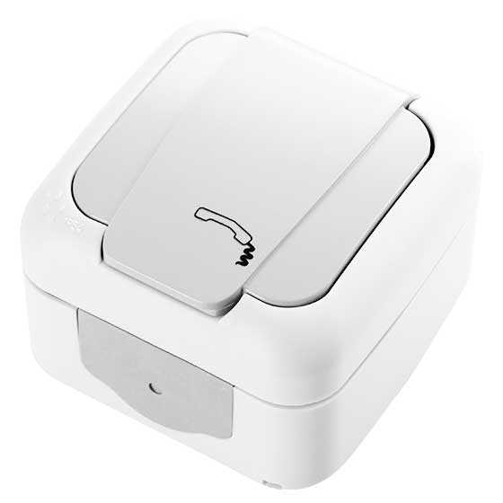 Viko Palmiye Beyaz Tekli Nümeris Cat3 90555413