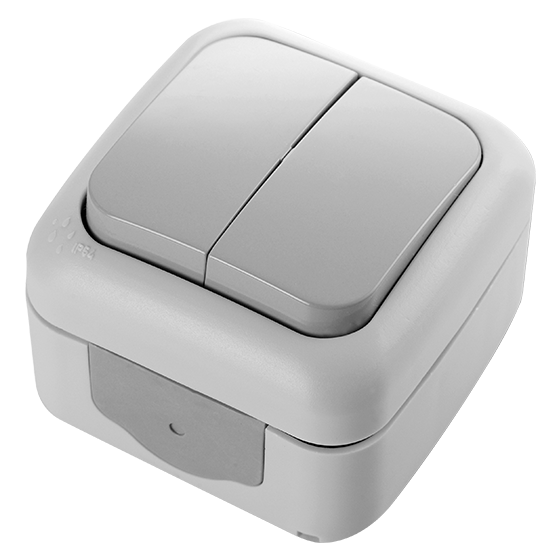 Viko Palmiye Gri Komütatör 90555502