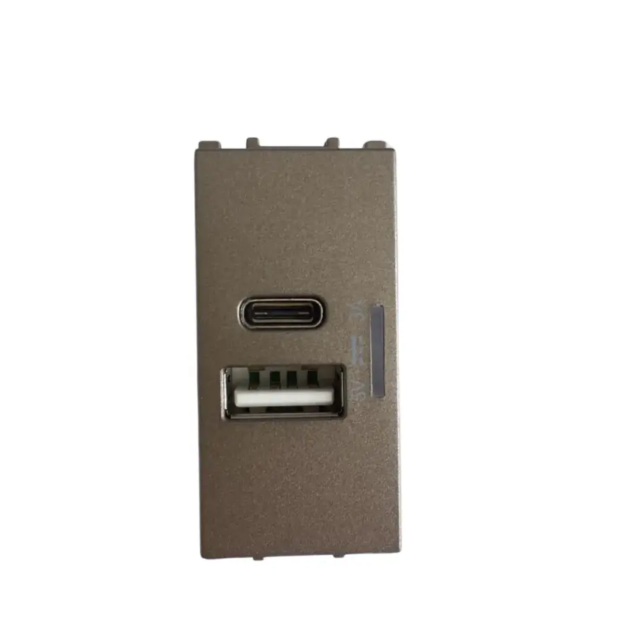 Thea Panasonic Modüler Antrasit Usb Type A+C 5V 3A