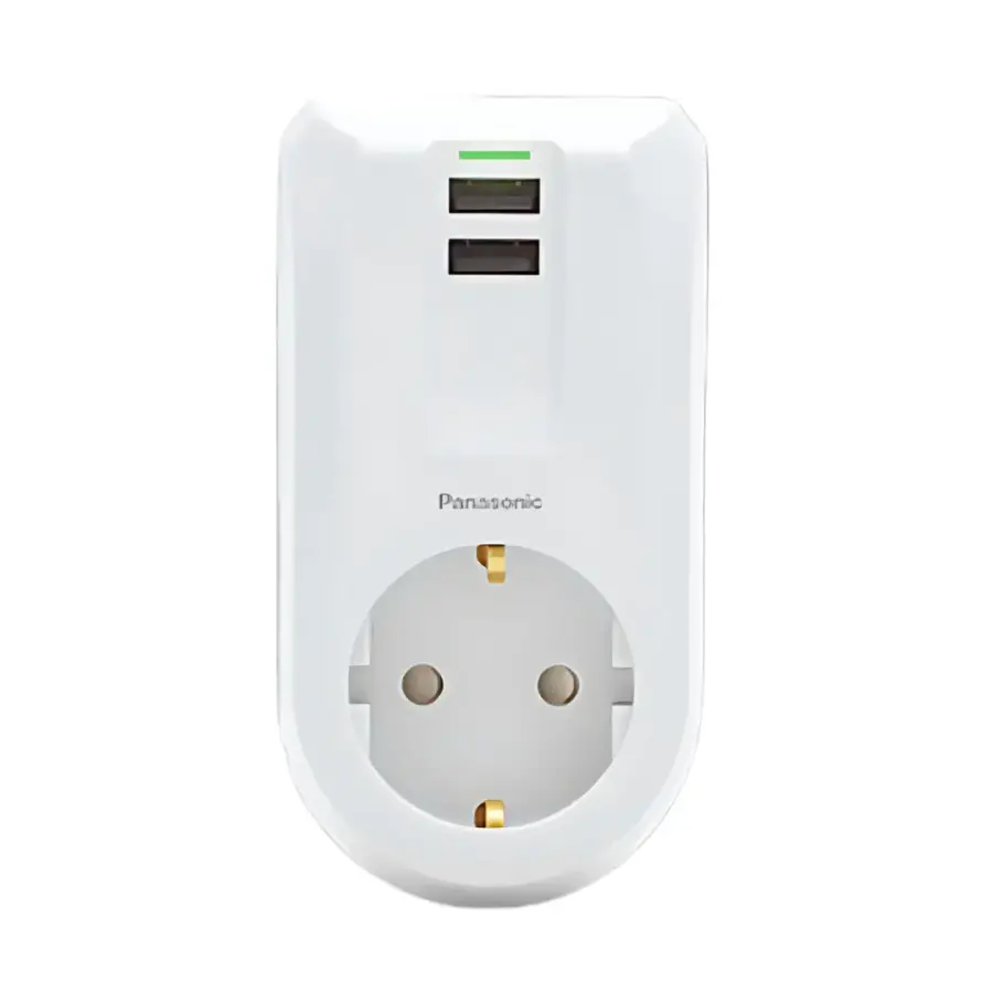 Panasonic Tekli Fiş Priz Şok Korumalı USB 5V 2A WATC00033GR-TR