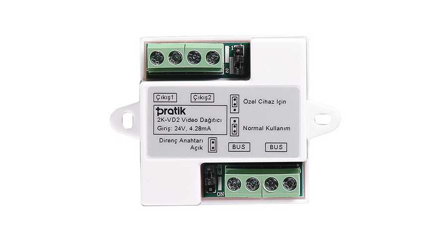Pratik Plus 2 Kanal Video Dağıtıcı 2K-VD2