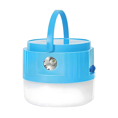 ACK AC04-00130 Şarjlı Dokunmatik 2 Kademeli Mavi Gövde El Fenerli Işıldak