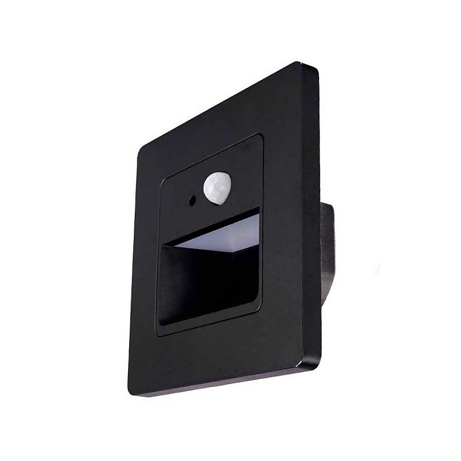 ACK AH07-00401 3000K Günışığı 1W Siyah Kasa Sensörlü Tavan Armatürü 