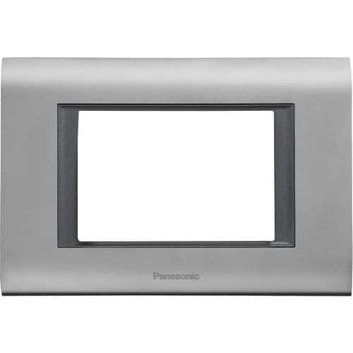 Viko Panasonic Thea Sistema Chrome Matt + Füme 3M Çerçeve 90871342