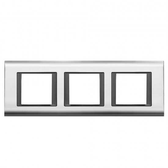 Viko Panasonic Thea Sistema Chrome + Füme 3X2M Çerçeve