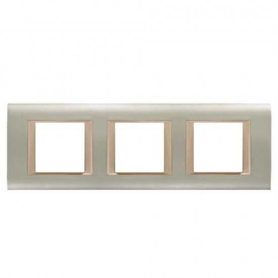 Viko Panasonic Thea Sistema Inox Matt + Dore 3X2M Çerçeve