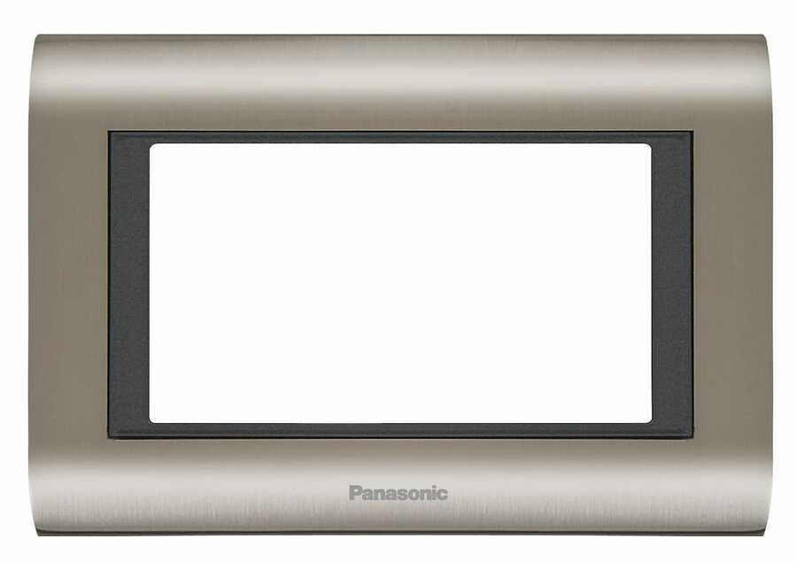 Viko Panasonic Thea Sistema 3M İnox Füme Çerçeve