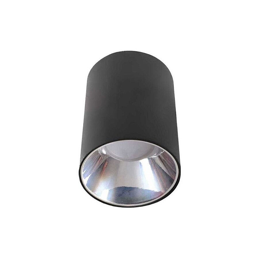 ACK AH03-08651 Dekoratif Tavan Armatürü, Platin Siyah Kasa Yuvarlak GU10