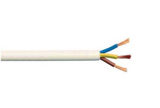 Hes 3x0,75 mm² TTR Kablo Beyaz H05VV-F