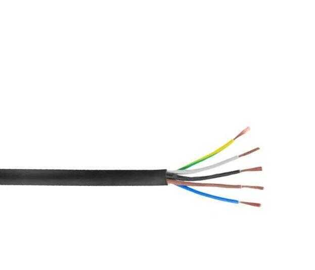Hes Ttr ( H05VV-F ) Kablo 5x1,5 mm² Siyah (KhGrMaSiSy)