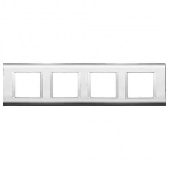 Viko Panasonic Thea Ultima Chrome + Metalik Beyaz 4X2M Çerçeve