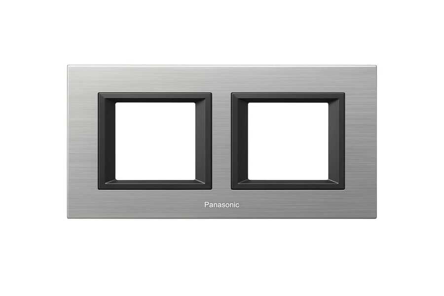 Viko Panasonic Thea Ultima Metalik Inox 2x2M Çerçeve
