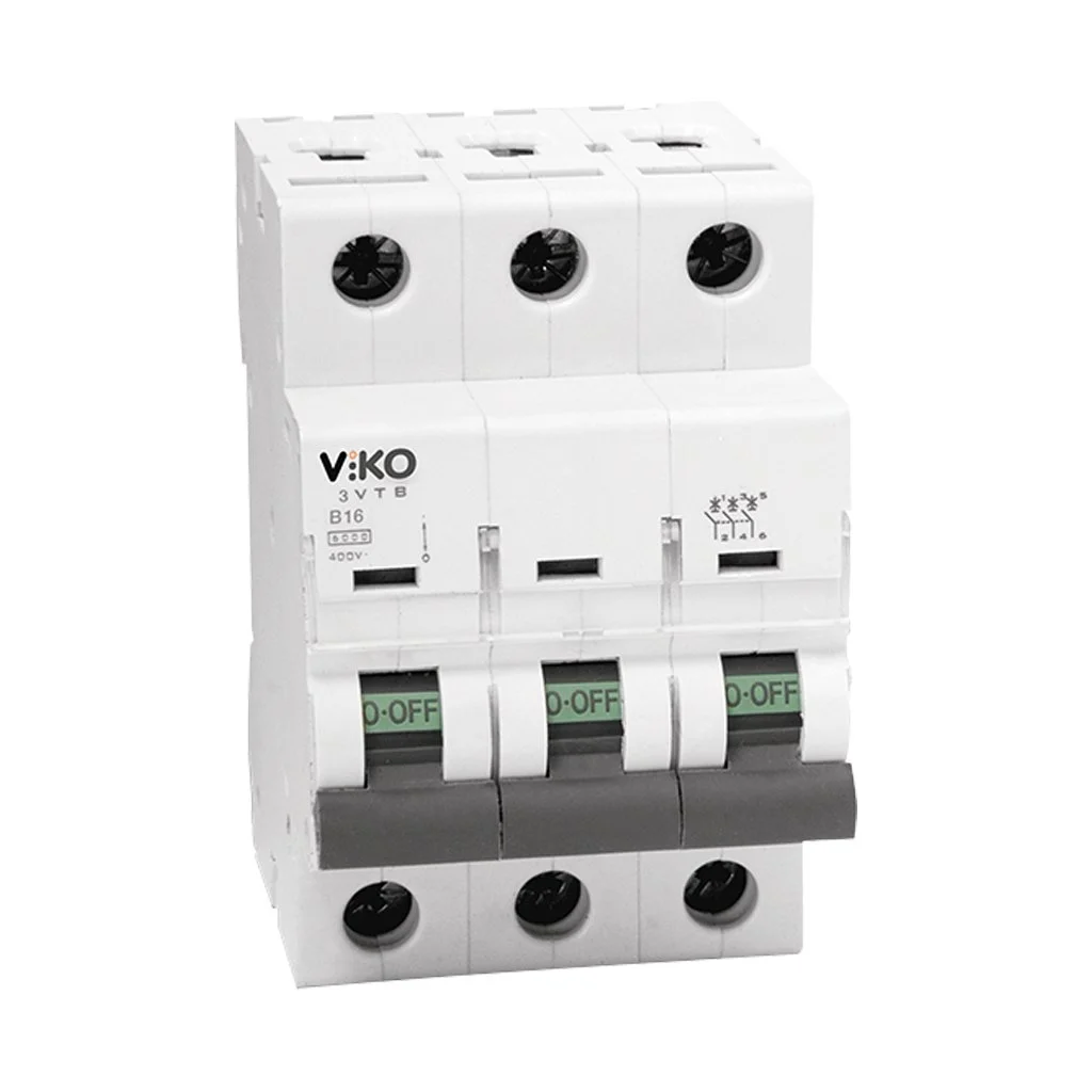 Viko - 6VTB-3C80 3x80A 4,5kA C Tipi Otomatik Sigorta