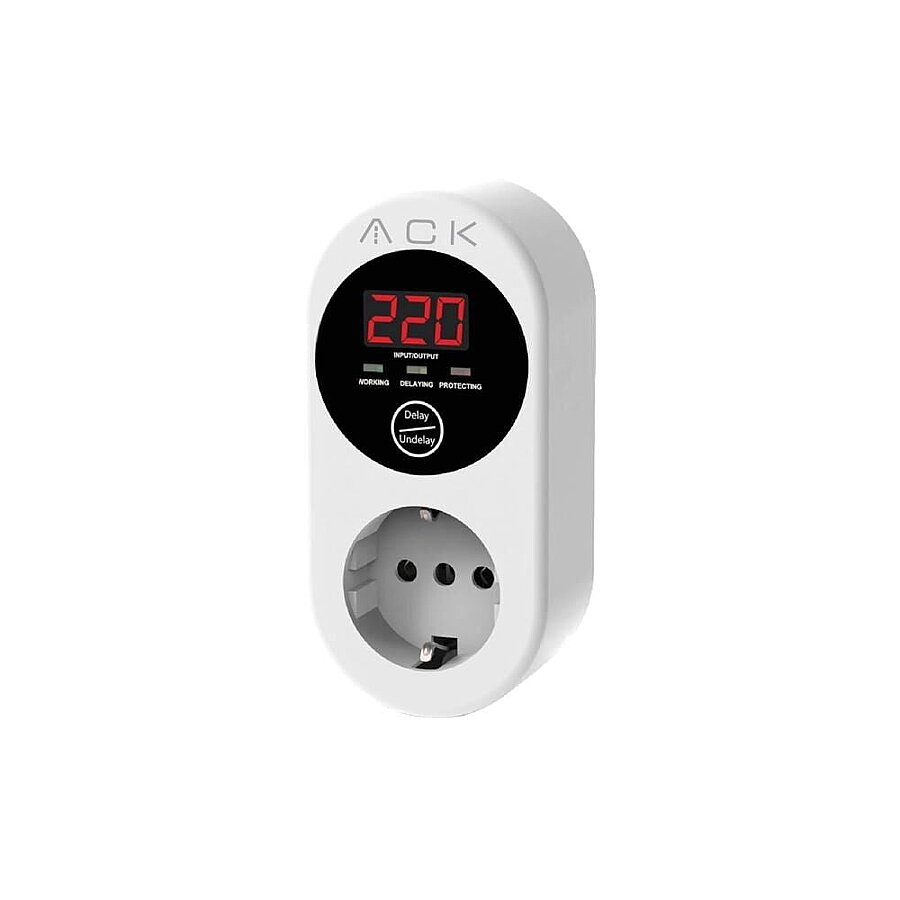 ACK AY27-00010 Voltaj Korumalı Priz PVP-04-15A 140-270V