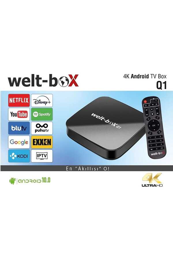 Wellbox Androıd Tv Box Q1