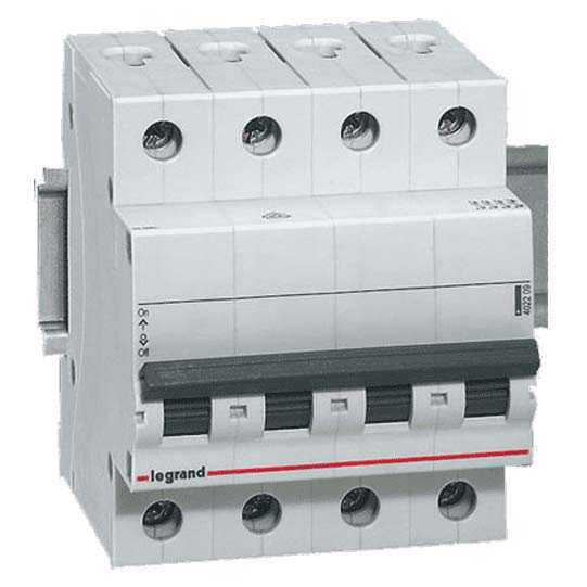 Legrand - 403708 4x40 Amper 6kA C Tipi Xg3 Otomatik Sigorta