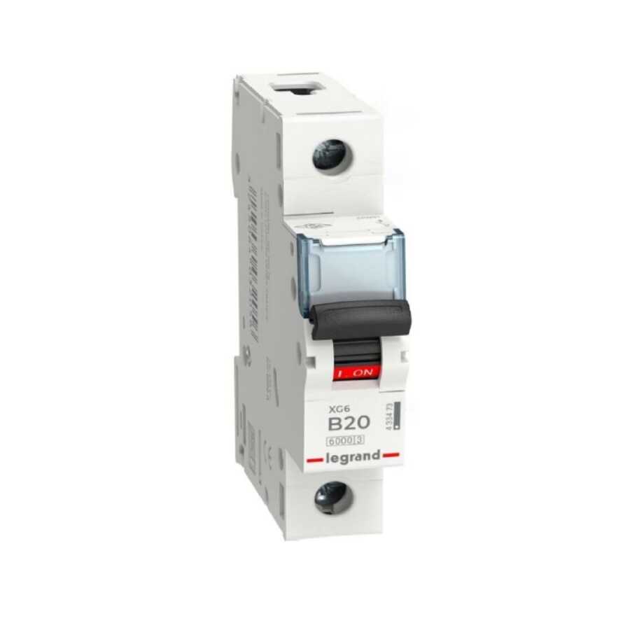 Legrand - 433637 1x6 Amper 6kA C Tipi Xg6 Otomatik Sigorta