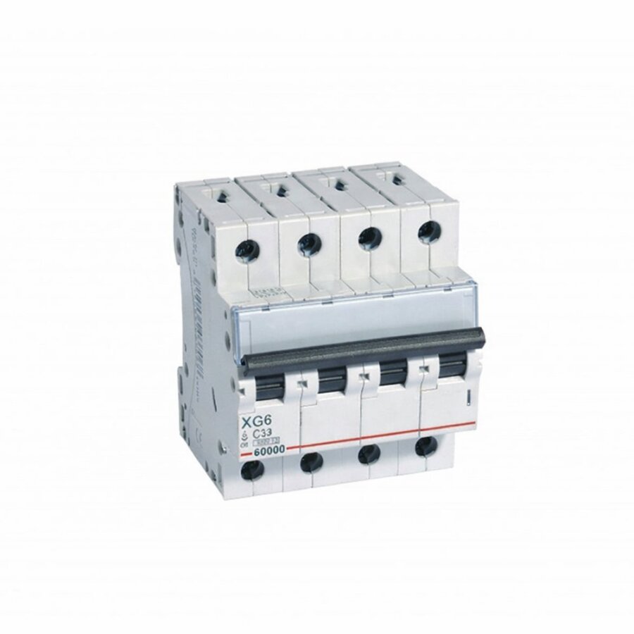 Legrand - 433707 4x32 Amper 6kA C Tipi Xg6 Otomatik Sigorta 